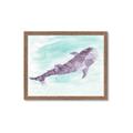 Picture of Purple Whale Friend _GroupedProduct_Rectangle_Landscape_Mini_ _GroupedProduct_Rectangle_Landscape_Framed_Matted_