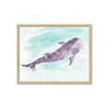 Picture of Purple Whale Friend _GroupedProduct_Rectangle_Landscape_Mini_ _GroupedProduct_Rectangle_Landscape_Framed_Matted_