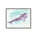 Picture of Purple Whale Friend _GroupedProduct_Rectangle_Landscape_Mini_ _GroupedProduct_Rectangle_Landscape_Framed_Matted_