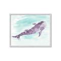 Picture of Purple Whale Friend _GroupedProduct_Rectangle_Landscape_Mini_ _GroupedProduct_Rectangle_Landscape_Framed_Matted_