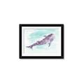 Picture of Purple Whale Friend _GroupedProduct_Rectangle_Landscape_Mini_ _GroupedProduct_Rectangle_Landscape_Framed_Matted_