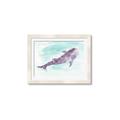 Picture of Purple Whale Friend _GroupedProduct_Rectangle_Landscape_Mini_ _GroupedProduct_Rectangle_Landscape_Framed_Matted_