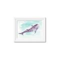 Picture of Purple Whale Friend _GroupedProduct_Rectangle_Landscape_Mini_ _GroupedProduct_Rectangle_Landscape_Framed_Matted_