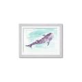 Picture of Purple Whale Friend _GroupedProduct_Rectangle_Landscape_Mini_ _GroupedProduct_Rectangle_Landscape_Framed_Matted_