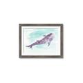 Picture of Purple Whale Friend _GroupedProduct_Rectangle_Landscape_Mini_ _GroupedProduct_Rectangle_Landscape_Framed_Matted_