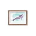 Picture of Purple Whale Friend _GroupedProduct_Rectangle_Landscape_Mini_ _GroupedProduct_Rectangle_Landscape_Framed_Matted_