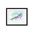 Picture of Purple Whale Friend _GroupedProduct_Rectangle_Landscape_Mini_ _GroupedProduct_Rectangle_Landscape_Framed_Matted_
