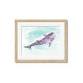 Picture of Purple Whale Friend _GroupedProduct_Rectangle_Landscape_Mini_ _GroupedProduct_Rectangle_Landscape_Framed_Matted_