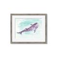 Picture of Purple Whale Friend _GroupedProduct_Rectangle_Landscape_Mini_ _GroupedProduct_Rectangle_Landscape_Framed_Matted_