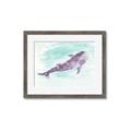 Picture of Purple Whale Friend _GroupedProduct_Rectangle_Landscape_Mini_ _GroupedProduct_Rectangle_Landscape_Framed_Matted_