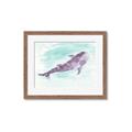 Picture of Purple Whale Friend _GroupedProduct_Rectangle_Landscape_Mini_ _GroupedProduct_Rectangle_Landscape_Framed_Matted_