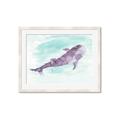 Picture of Purple Whale Friend _GroupedProduct_Rectangle_Landscape_Mini_ _GroupedProduct_Rectangle_Landscape_Framed_Matted_