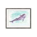 Picture of Purple Whale Friend _GroupedProduct_Rectangle_Landscape_Mini_ _GroupedProduct_Rectangle_Landscape_Framed_Matted_