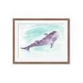 Picture of Purple Whale Friend _GroupedProduct_Rectangle_Landscape_Mini_ _GroupedProduct_Rectangle_Landscape_Framed_Matted_