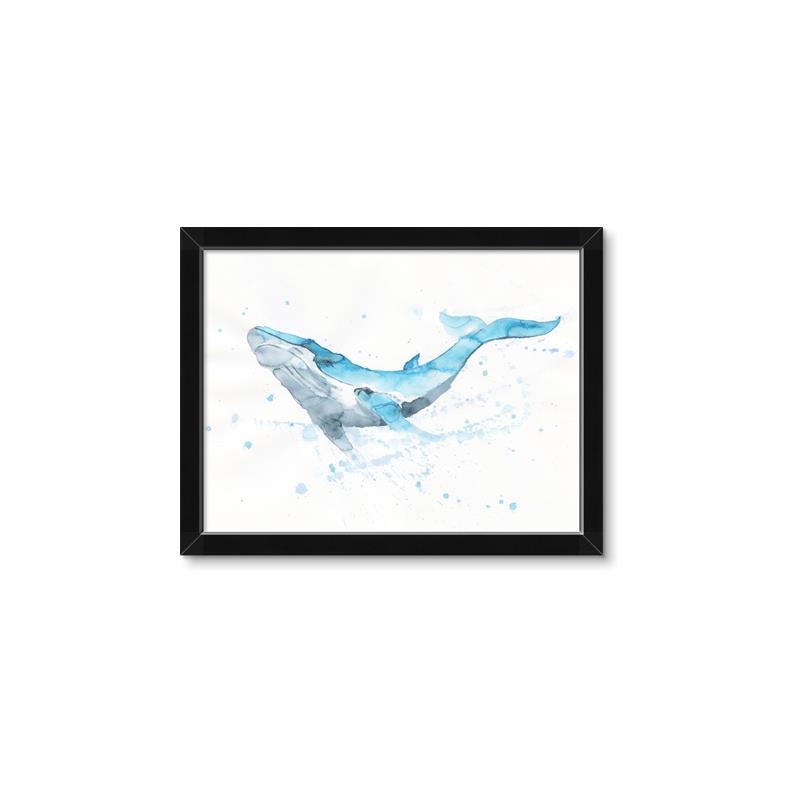Picture of Blue Whale Friend  _GroupedProduct_Rectangle_Landscape_Mini_ _GroupedProduct_Rectangle_Landscape_Framed_Matted_