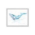 Picture of Blue Whale Friend  _GroupedProduct_Rectangle_Landscape_Mini_ _GroupedProduct_Rectangle_Landscape_Framed_Matted_
