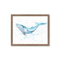 Picture of Blue Whale Friend  _GroupedProduct_Rectangle_Landscape_Mini_ _GroupedProduct_Rectangle_Landscape_Framed_Matted_