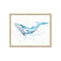 Picture of Blue Whale Friend  _GroupedProduct_Rectangle_Landscape_Mini_ _GroupedProduct_Rectangle_Landscape_Framed_Matted_
