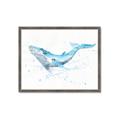 Picture of Blue Whale Friend  _GroupedProduct_Rectangle_Landscape_Mini_ _GroupedProduct_Rectangle_Landscape_Framed_Matted_