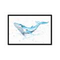 Picture of Blue Whale Friend  _GroupedProduct_Rectangle_Landscape_Mini_ _GroupedProduct_Rectangle_Landscape_Framed_Matted_