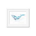 Picture of Blue Whale Friend  _GroupedProduct_Rectangle_Landscape_Mini_ _GroupedProduct_Rectangle_Landscape_Framed_Matted_