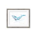 Picture of Blue Whale Friend  _GroupedProduct_Rectangle_Landscape_Mini_ _GroupedProduct_Rectangle_Landscape_Framed_Matted_