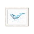 Picture of Blue Whale Friend  _GroupedProduct_Rectangle_Landscape_Mini_ _GroupedProduct_Rectangle_Landscape_Framed_Matted_