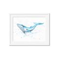 Picture of Blue Whale Friend  _GroupedProduct_Rectangle_Landscape_Mini_ _GroupedProduct_Rectangle_Landscape_Framed_Matted_