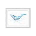 Picture of Blue Whale Friend  _GroupedProduct_Rectangle_Landscape_Mini_ _GroupedProduct_Rectangle_Landscape_Framed_Matted_