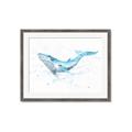 Picture of Blue Whale Friend  _GroupedProduct_Rectangle_Landscape_Mini_ _GroupedProduct_Rectangle_Landscape_Framed_Matted_