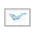 Picture of Blue Whale Friend  _GroupedProduct_Rectangle_Landscape_Mini_ _GroupedProduct_Rectangle_Landscape_Framed_Matted_