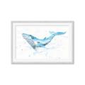 Picture of Blue Whale Friend  _GroupedProduct_Rectangle_Landscape_Mini_ _GroupedProduct_Rectangle_Landscape_Framed_Matted_