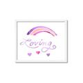 Picture of Loving Rainbow _GroupedProduct_Rectangle_Landscape_Mini_ _GroupedProduct_Rectangle_Landscape_Framed_Matted_