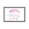 Picture of Loving Rainbow _GroupedProduct_Rectangle_Landscape_Mini_ _GroupedProduct_Rectangle_Landscape_Framed_Matted_