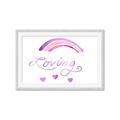 Picture of Loving Rainbow _GroupedProduct_Rectangle_Landscape_Mini_ _GroupedProduct_Rectangle_Landscape_Framed_Matted_