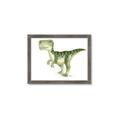 Picture of Green Dino _GroupedProduct_Rectangle_Landscape_Mini_ _GroupedProduct_Rectangle_Landscape_Framed_Matted_