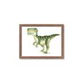 Picture of Green Dino _GroupedProduct_Rectangle_Landscape_Mini_ _GroupedProduct_Rectangle_Landscape_Framed_Matted_