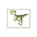 Picture of Green Dino _GroupedProduct_Rectangle_Landscape_Mini_ _GroupedProduct_Rectangle_Landscape_Framed_Matted_