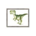 Picture of Green Dino _GroupedProduct_Rectangle_Landscape_Mini_ _GroupedProduct_Rectangle_Landscape_Framed_Matted_