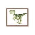 Picture of Green Dino _GroupedProduct_Rectangle_Landscape_Mini_ _GroupedProduct_Rectangle_Landscape_Framed_Matted_