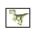 Picture of Green Dino _GroupedProduct_Rectangle_Landscape_Mini_ _GroupedProduct_Rectangle_Landscape_Framed_Matted_
