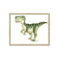 Picture of Green Dino _GroupedProduct_Rectangle_Landscape_Mini_ _GroupedProduct_Rectangle_Landscape_Framed_Matted_