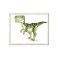 Picture of Green Dino _GroupedProduct_Rectangle_Landscape_Mini_ _GroupedProduct_Rectangle_Landscape_Framed_Matted_