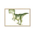 Picture of Green Dino _GroupedProduct_Rectangle_Landscape_Mini_ _GroupedProduct_Rectangle_Landscape_Framed_Matted_