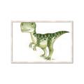 Picture of Green Dino _GroupedProduct_Rectangle_Landscape_Mini_ _GroupedProduct_Rectangle_Landscape_Framed_Matted_