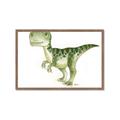 Picture of Green Dino _GroupedProduct_Rectangle_Landscape_Mini_ _GroupedProduct_Rectangle_Landscape_Framed_Matted_