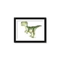 Picture of Green Dino _GroupedProduct_Rectangle_Landscape_Mini_ _GroupedProduct_Rectangle_Landscape_Framed_Matted_