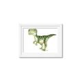 Picture of Green Dino _GroupedProduct_Rectangle_Landscape_Mini_ _GroupedProduct_Rectangle_Landscape_Framed_Matted_