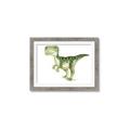Picture of Green Dino _GroupedProduct_Rectangle_Landscape_Mini_ _GroupedProduct_Rectangle_Landscape_Framed_Matted_