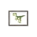 Picture of Green Dino _GroupedProduct_Rectangle_Landscape_Mini_ _GroupedProduct_Rectangle_Landscape_Framed_Matted_